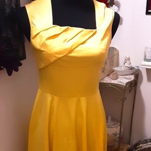 Rockabilly Yellow Dress